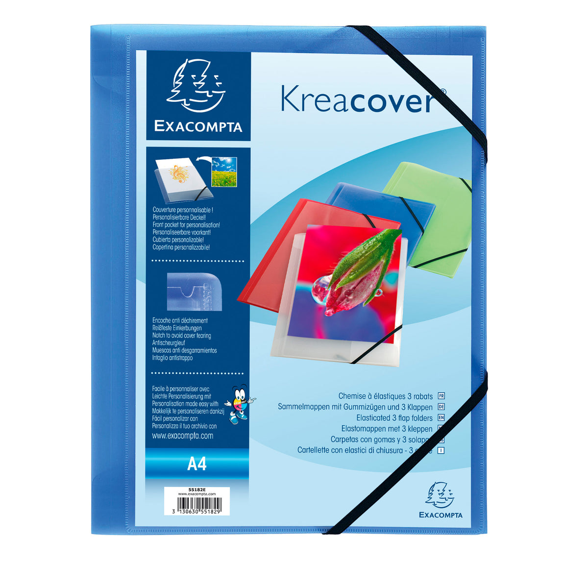 exacompta-cartellina-personaliz-pp-c-elastico-blu-trasparente-24x32cm-kreacover