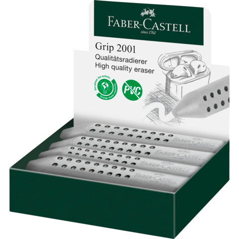 faber-castell-espositore-10-gomme-jumbo-grip-2001-grigio-187100