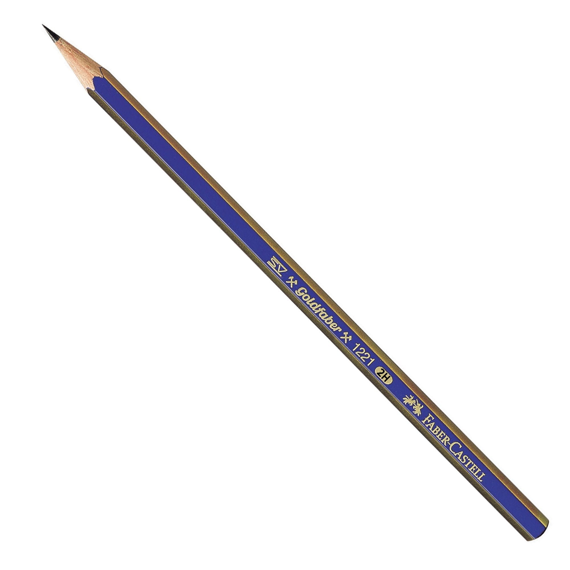 faber-castell-matita-grafite-goldfaber-1221-esagonale-faber-castell-2h