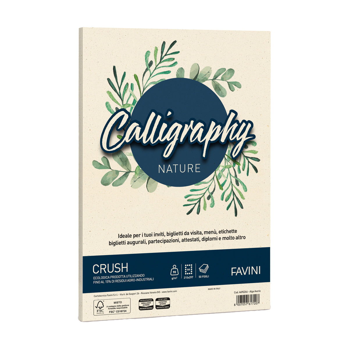 favini-carta-calligraphy-nature-crush-a4-50fg-90gr-alga