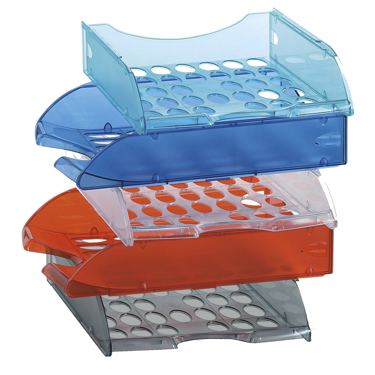 fellowes-vaschetta-portacorrispondenza-forate-e040-blu-trasp-