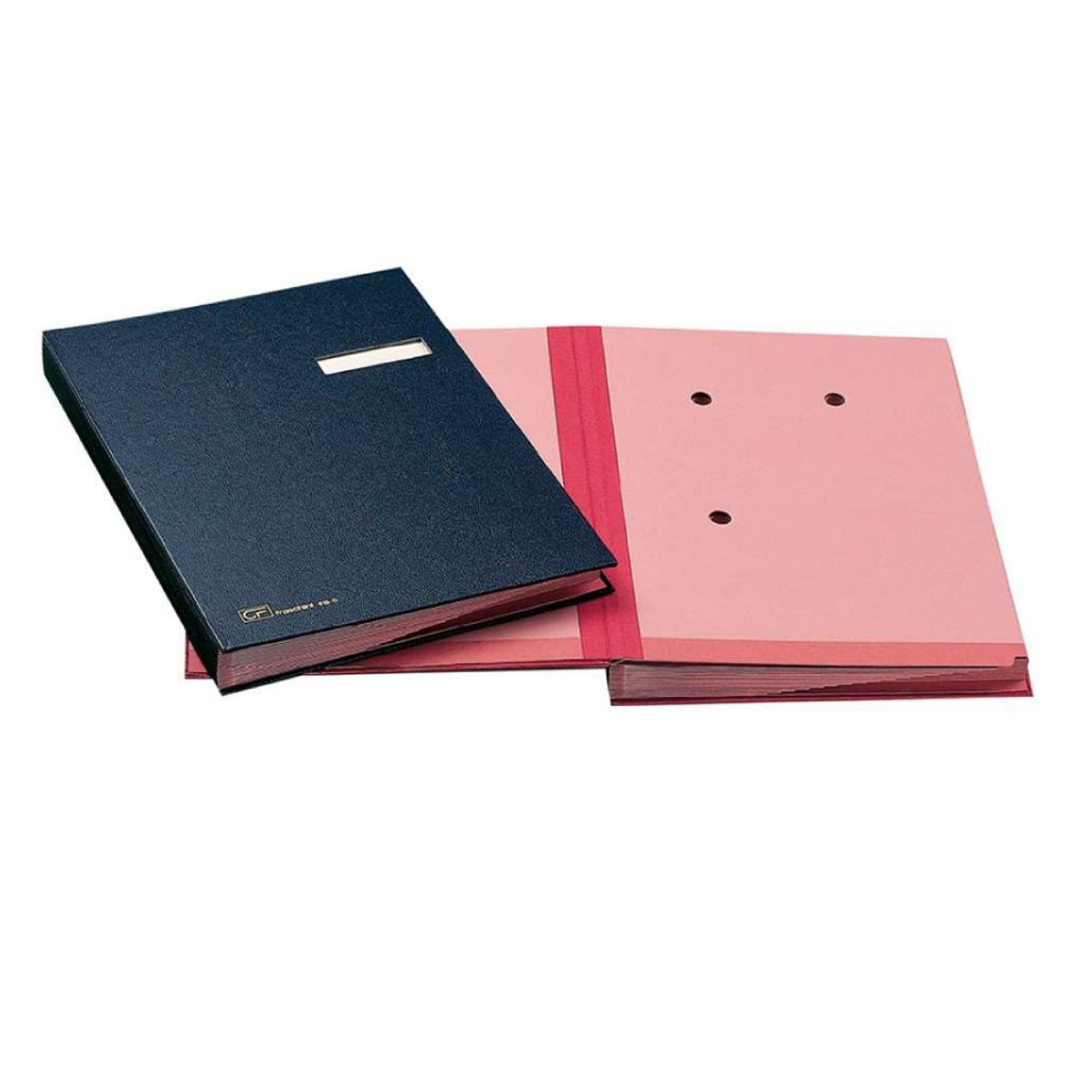 fraschini-libro-firma-c-portaetichetta-18-pagine-24x34cm-blu-618-d