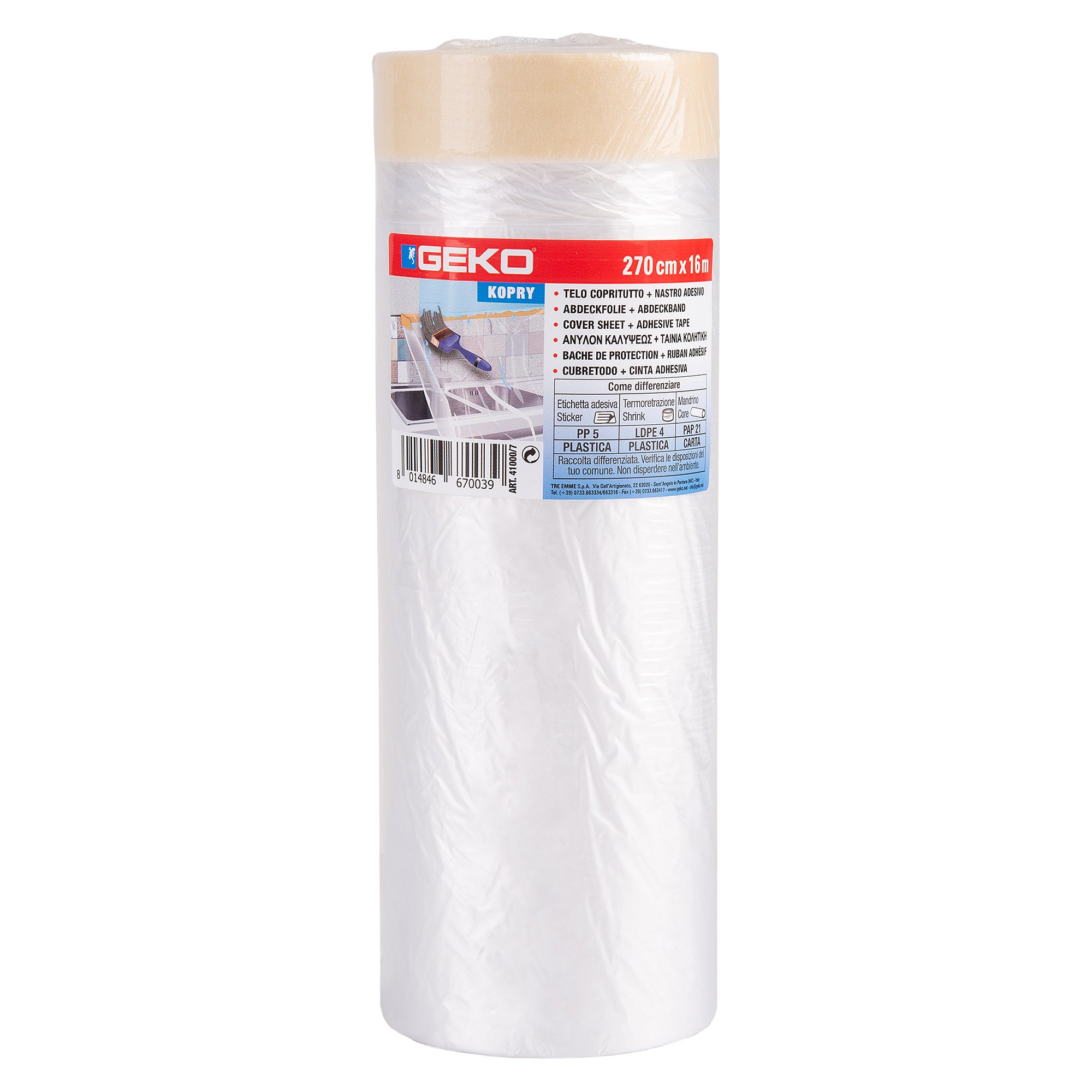 geko-bobinetta-nastro-adesivo-carta-telo-hd-300mmx20mt