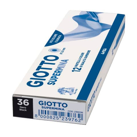 giotto-matita-colorata-supermina-nero-36-f239036
