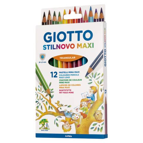 giotto-matite-colorate-stilnovo-maxi-conf-12-pezzi-colori-assortiti-f225900