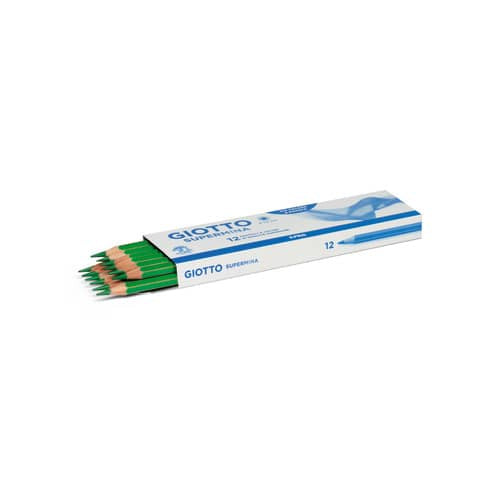giotto-matite-colorate-supermina-verde-18-f239018