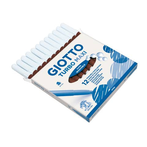 giotto-pennarello-turbo-maxi-punta-grossa-fibra-5-mm-marrone-conf-12-pezzi-f456016