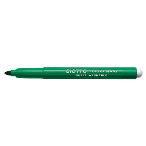 giotto-pennarello-turbo-maxi-punta-grossa-fibra-5-mm-verde-cinabro-conf-12-pezzi-f456020