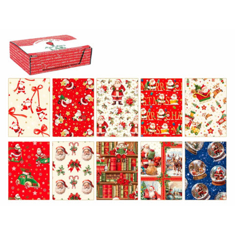 kartos-carta-regalo-linea-natale-santa-claus-70x100-cm-conf-100-fogli-soggetti-assortiti-18054