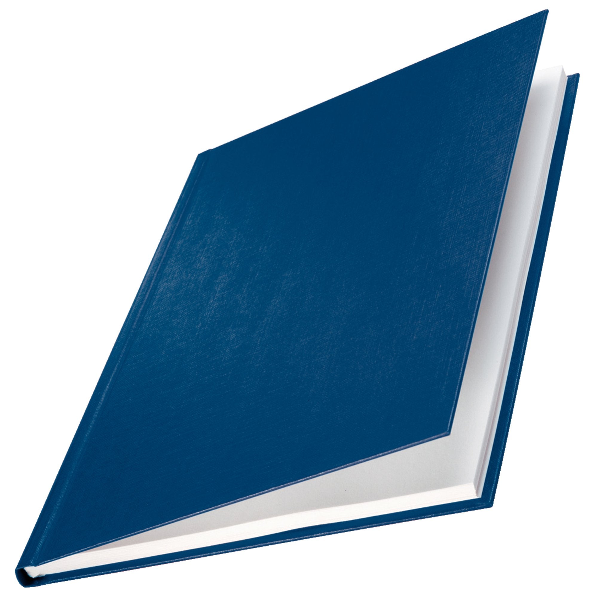 leitz-10-copertine-rigide-impressbind-3-5mm-blu-finitura-lino