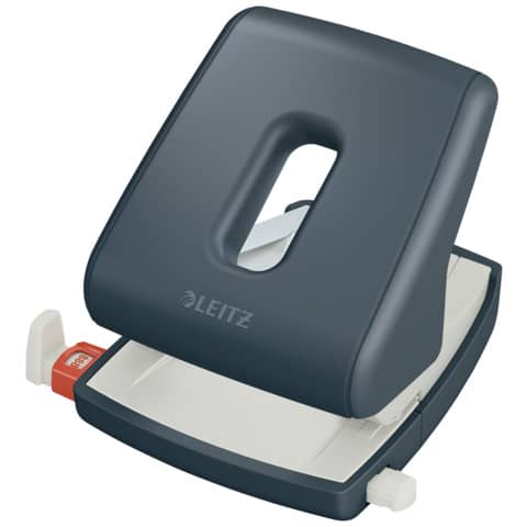 leitz-perforatore-2-fori-cosy-fino-30-fogli-grigio-velluto-50040089