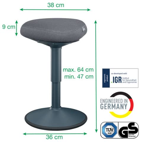 leitz-sgabello-active-comfort-seduta-ergonomico-ergo-grigio-scuro-370x460x377-mm-65440089