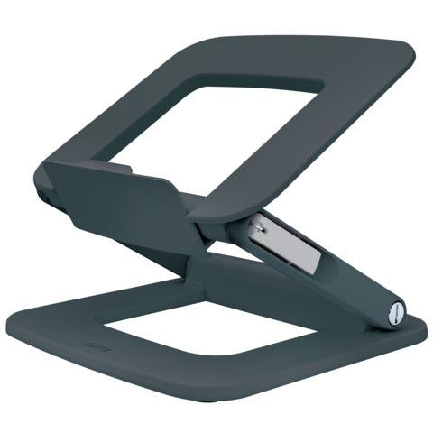 leitz-supporto-ergo-laptop-multi-angolo-80-plastica-riciclata-ergo-grigio-scuro-258x45x253-mm-64240089
