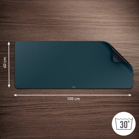 leitz-tappetino-gaming-sottomano-extra-large-100x40-cm-grigio-scuro-53840089