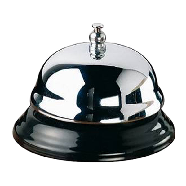 leone-campanello-reception-d10-cm-argento-nero