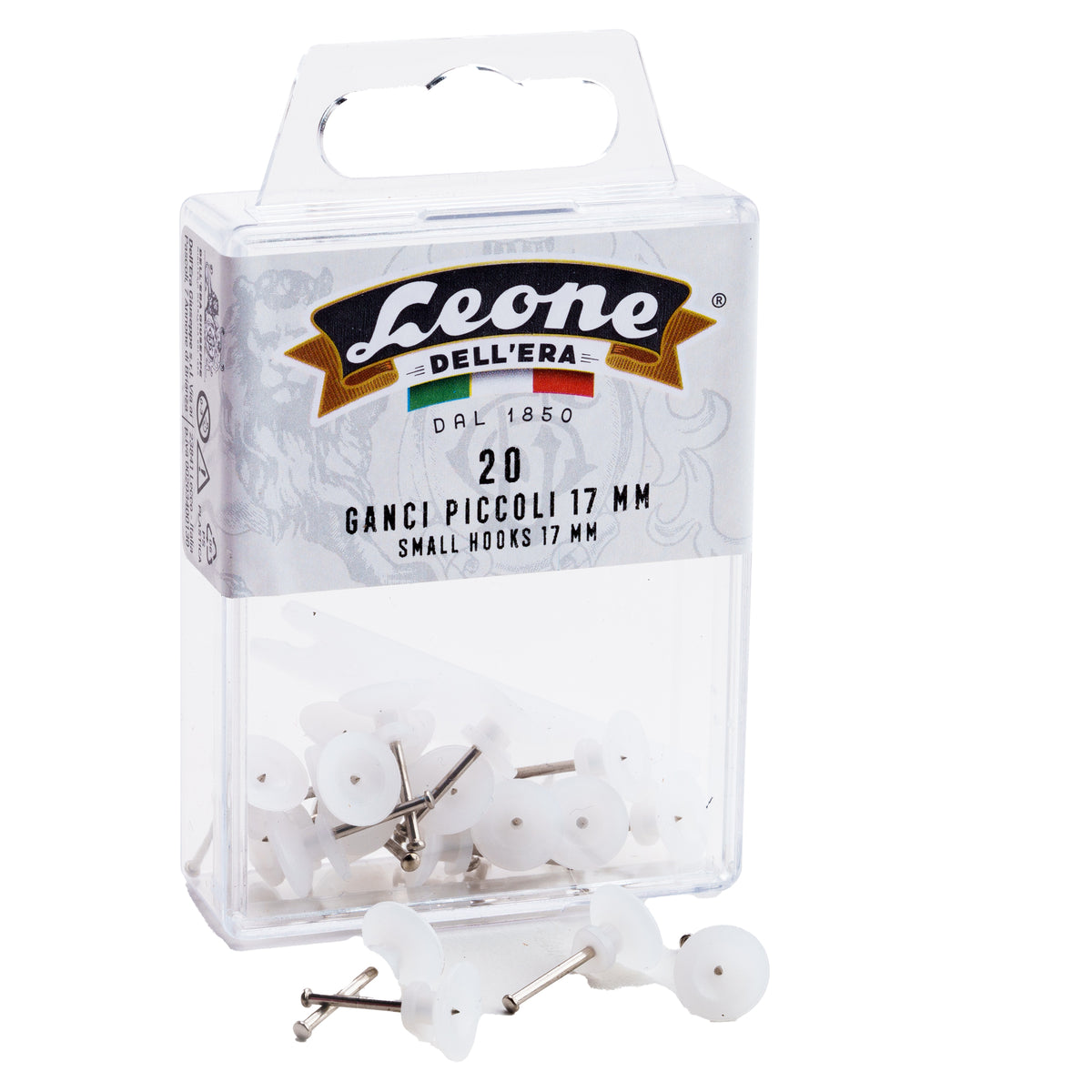 leone-scatola-20-ganci-blitz-spilli