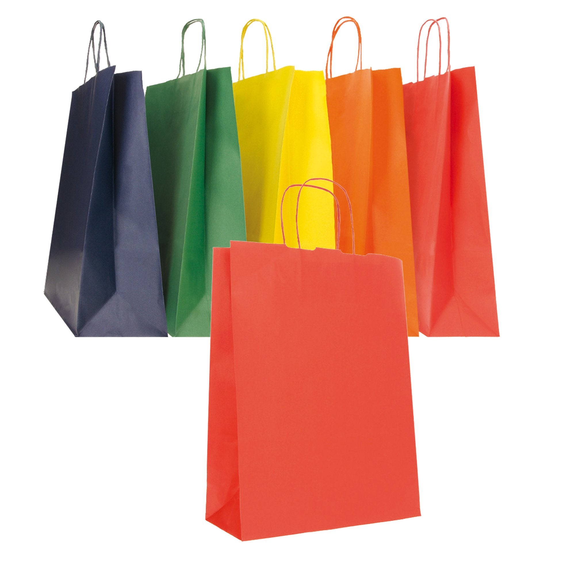 mainetti-bags-blister-25-shoppers-carta-kraft-18x8x24cm-twisted-colori-assortiti