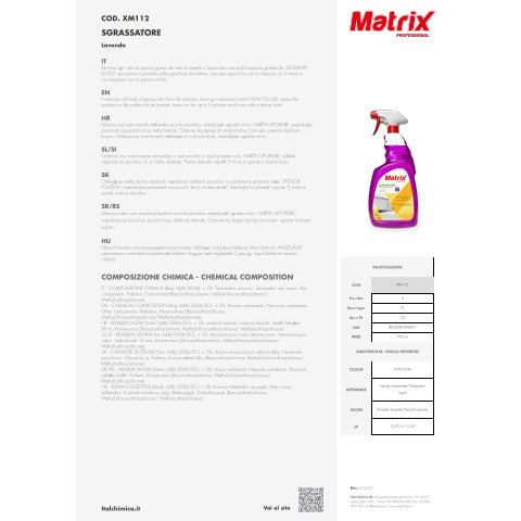 matrix-sgrassatore-750-ml-xm112