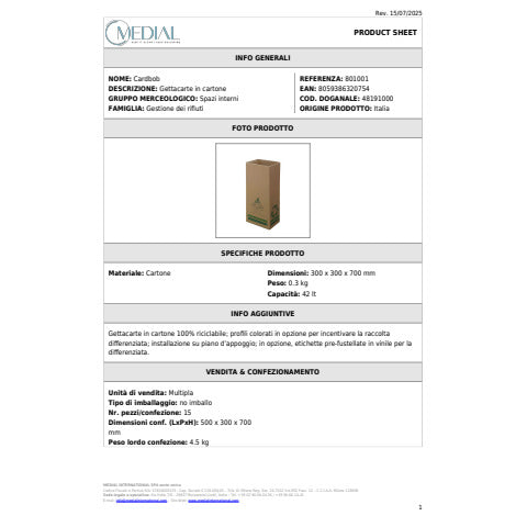 medial-cestino-raccolta-differenziata-cardbob-cartone-42l-801001
