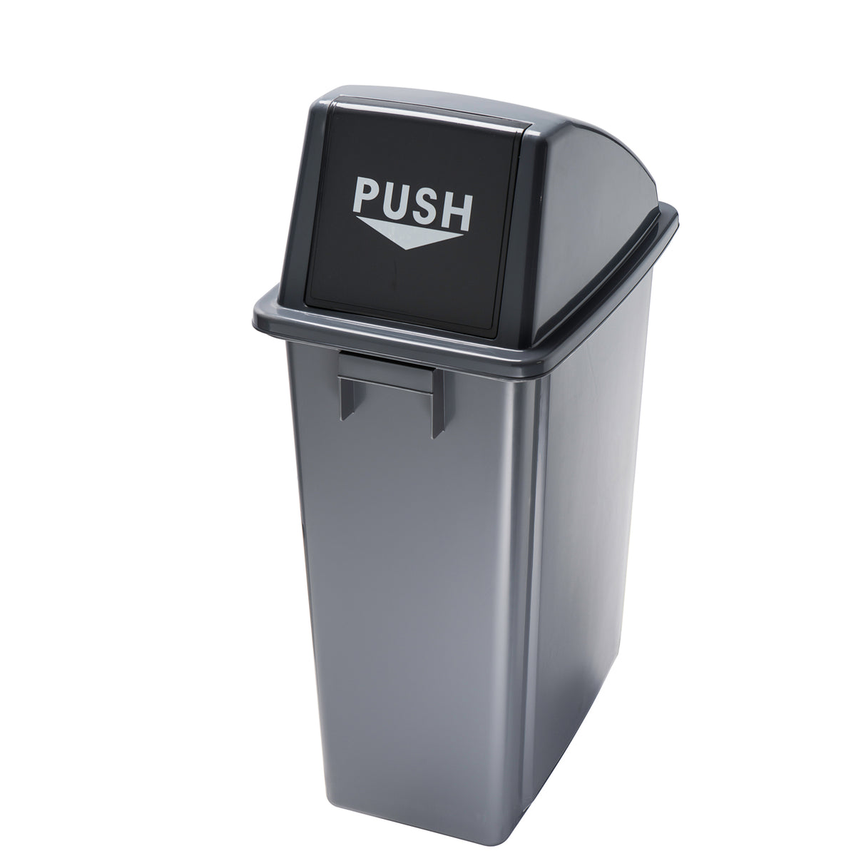 medialinternational-contenitore-office-60lt-coperchio-nero-pushper-rifiuto-secco