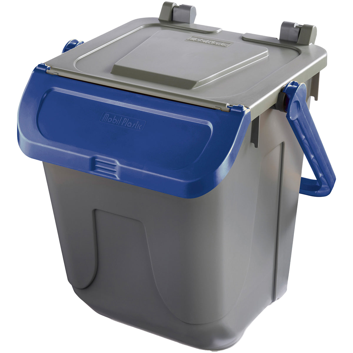 mobilplastic-contenitore-portarifiuti-ecology-25lt-c-sportello-maniglione-blu