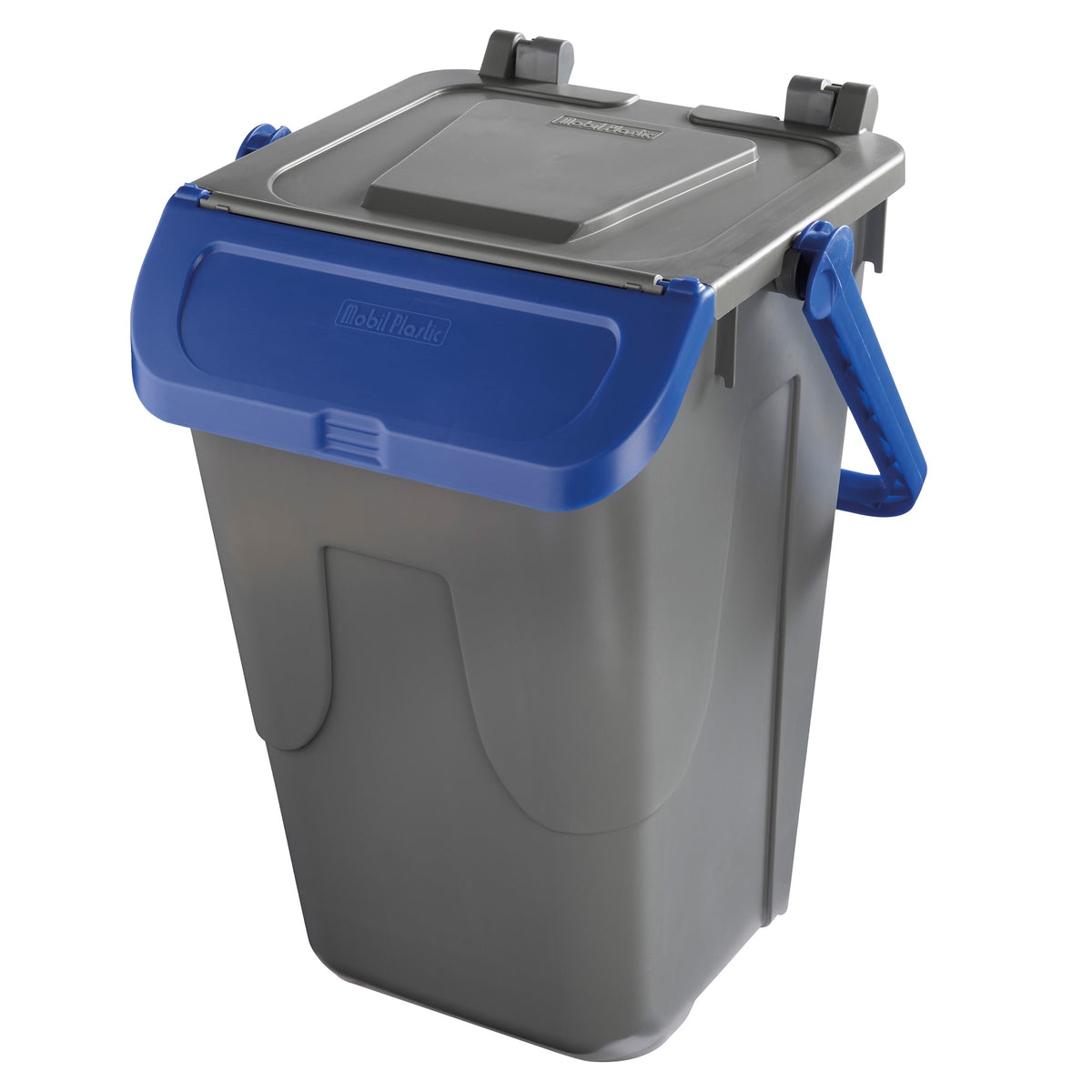 mobilplastic-contenitore-portarifiuti-ecology-35lt-c-sportello-maniglione-blu