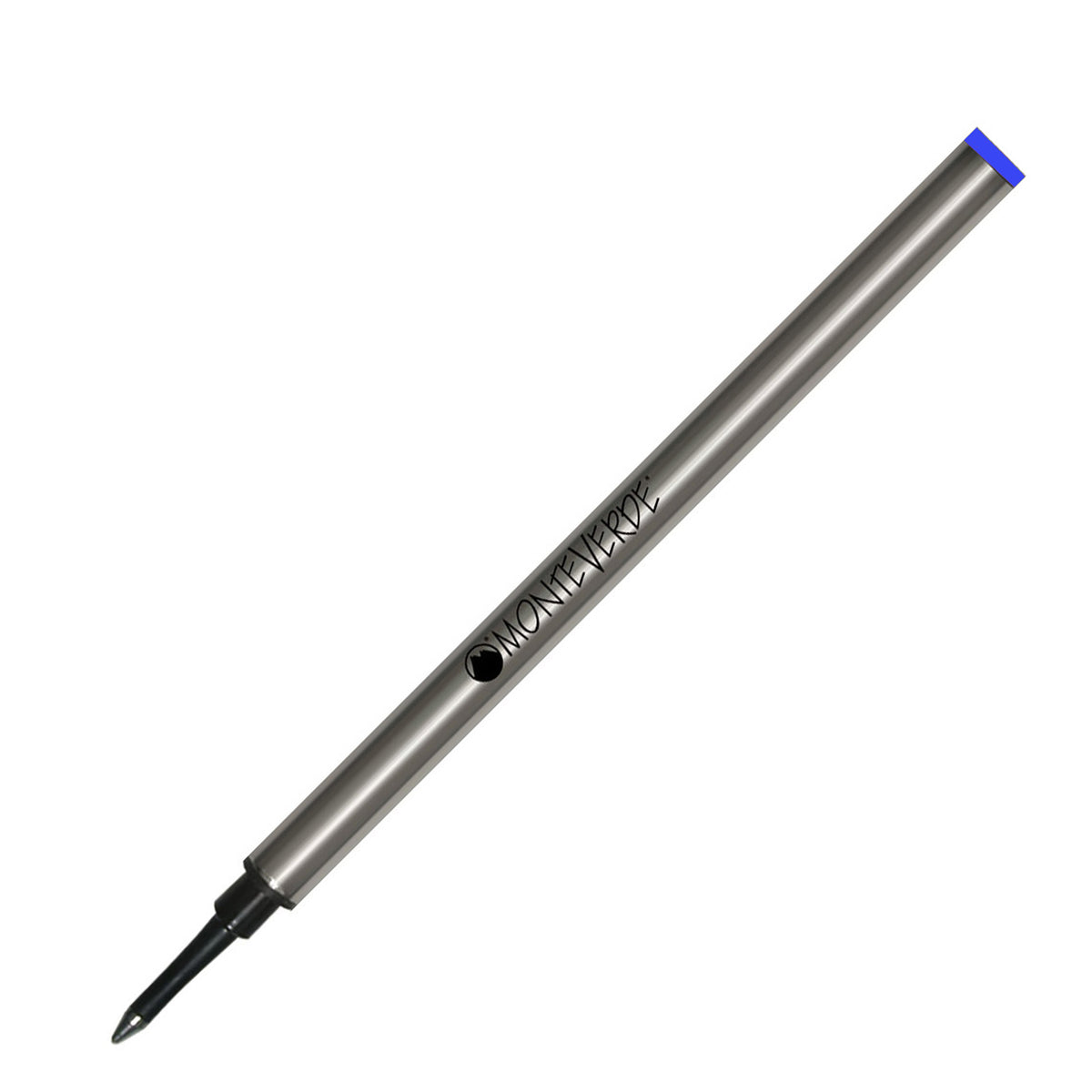 monteverde-blister-2-refill-metallo-roller-blu-punta-fine