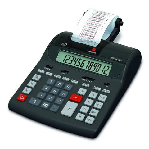 olivetti-calcolatrice-scrivente-tavolo-summa-302eu-display-lcd-12-cifre-nero-b4645-000