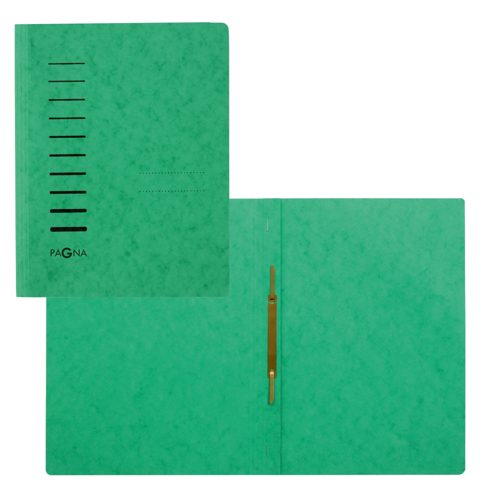 pagna-cartellina-verde-cartone-pressino-fermafogli-a4