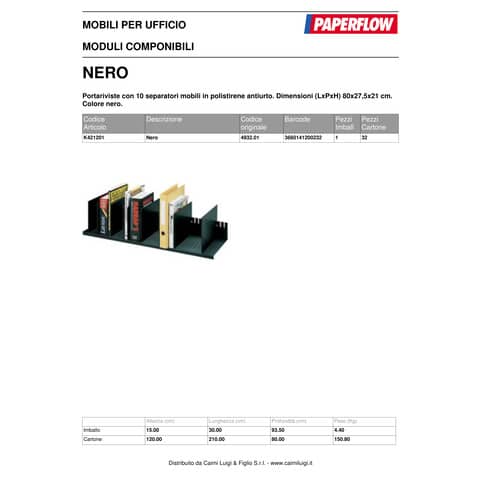 paperflow-reggilibri-10-separatori-mobili-nero-k421201