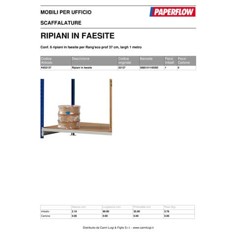 paperflow-scaffalature-metalliche-rangeco-copriripiani-faggio-conf-6-ripiani-k652137