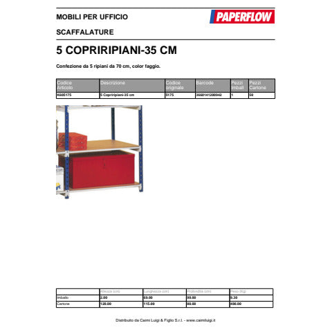 paperflow-set-5-ripiani-truciolato-68x100cm-scaffale-rangeco