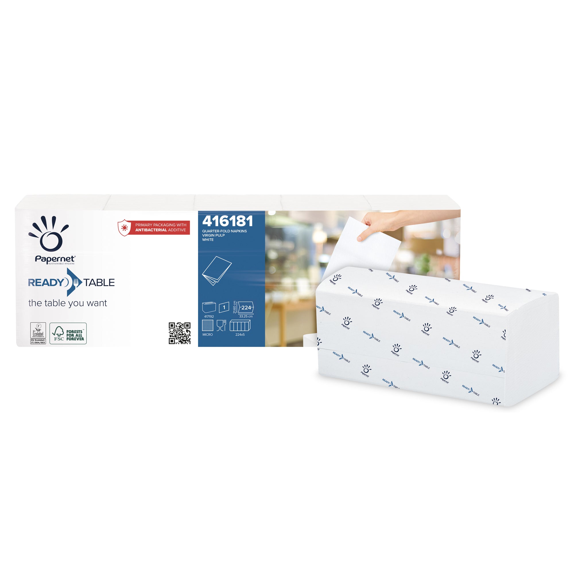 papernet-224-tovaglioli-interfogliati-1-4-fold-bianco-33x22cm