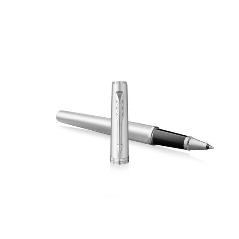 parker-penna-roller-meridian-finitura-cromata-punta-fine-inchiostro-nero-confezione-regalo-chrome-ct-2231390