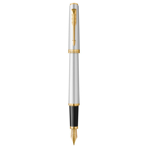 parker-penna-stilografica-meridian-cromata-finiture-oro-pennino-medio-inchiostro-blu-confezione-regalo