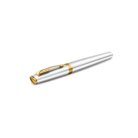 parker-penna-stilografica-meridian-cromata-finiture-oro-pennino-medio-inchiostro-blu-confezione-regalo