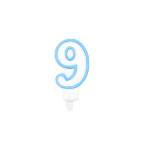 party-go-candelina-bianco-azzurro-h-6-cm-n-9-ea0213