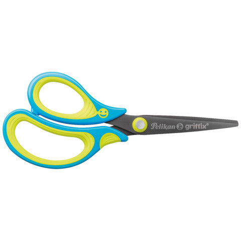 pelikan-forbici-griffix-15-cm-blu-mancini-confezione-5-pezzi-810265