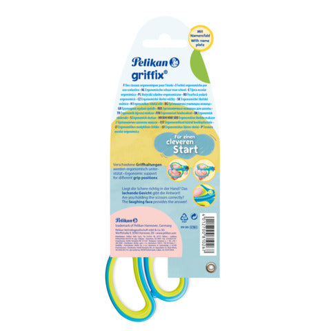 pelikan-forbici-griffix-15-cm-blu-mancini-confezione-5-pezzi-810265