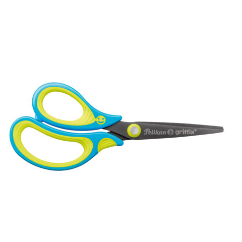 pelikan-forbici-griffix-15-cm-blu-mancini-confezione-5-pezzi-810265
