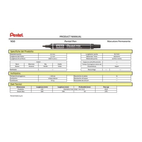 pentel-astuccio-marcatore-pen-n50-8-col-assortiti-p-tonda