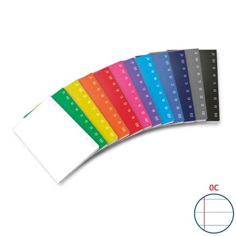 pigna-quaderno-42-fogli-monocromo-a4-righe-assortiti-02298870c