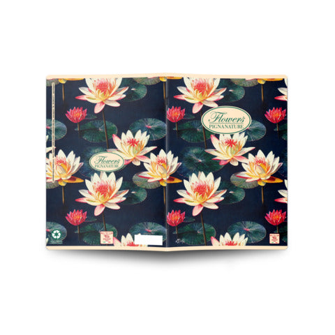 pigna-quaderno-quadretti-42-fogli-maxi-nature-flowers-a4-4m-assortiti-02298854m