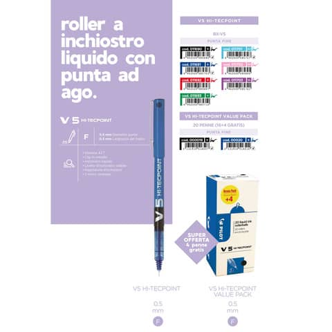 pilot-penna-roller-inchiostro-liquido-hi-tecpoint-v5-0-5-mm-blu-value-pack-164-gratis-000020