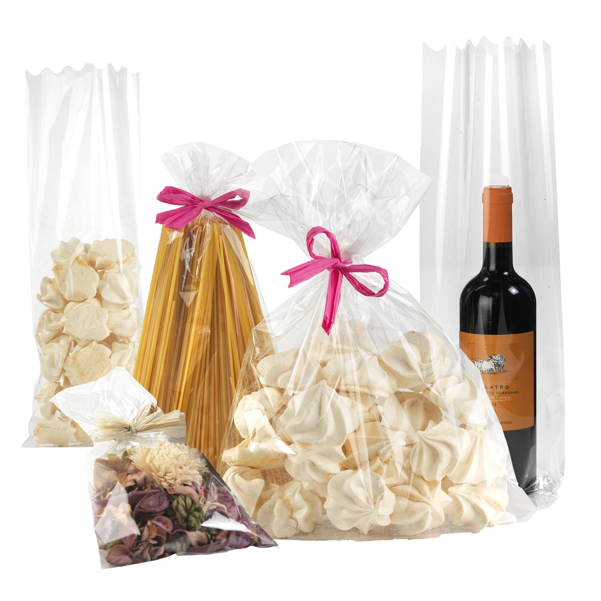 pnp-100-buste-regalo-crystal-trasparente-15x25cm