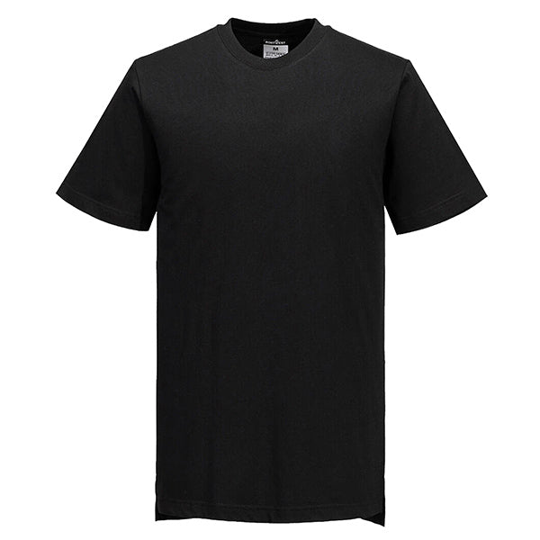 portwest-t-shirt-chef-unisex-maniche-corte-tg-m-nero