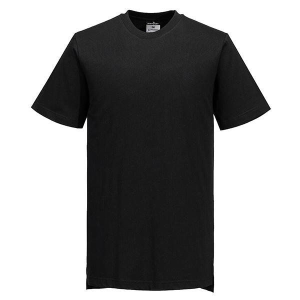 portwest-t-shirt-chef-unisex-maniche-corte-tg-m-nero