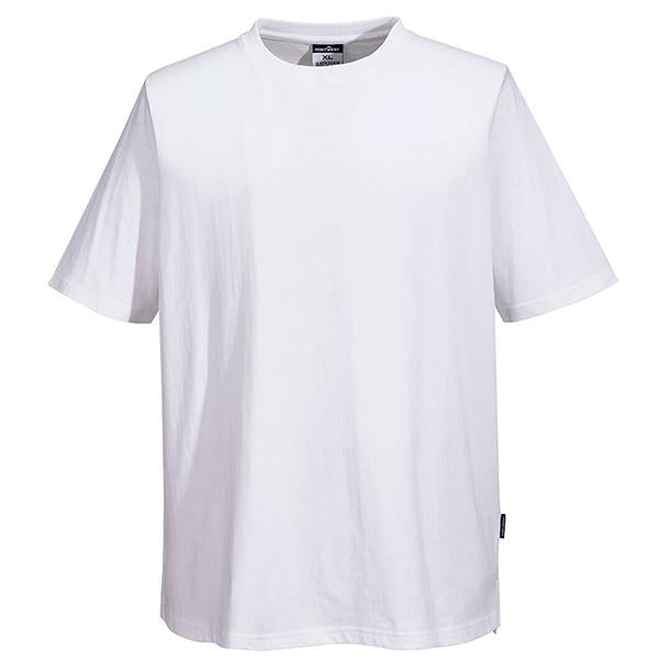 portwest-t-shirt-chef-unisex-maniche-corte-tg-xl-bianco