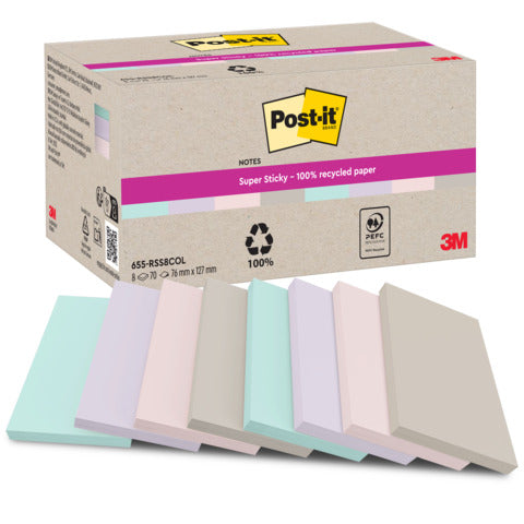 post-it-super-sticky-foglietti-riposizionabili-post-it-super-sticky-carta-riciclata-76x127-mm-colori-assortiti-conf-8-blocch-70-ff