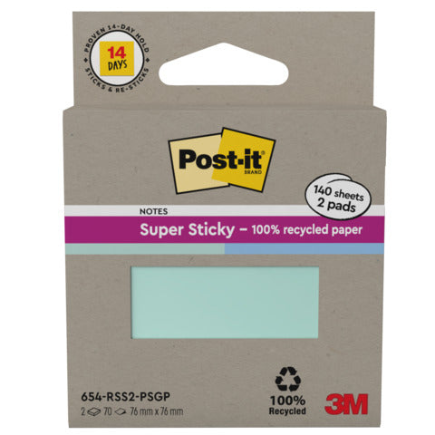 post-it-super-sticky-foglietti-riposizionabili-post-it-super-sticky-carta-riciclata-76x76-mm-menta-blu-conf-2-blocch-70-ff